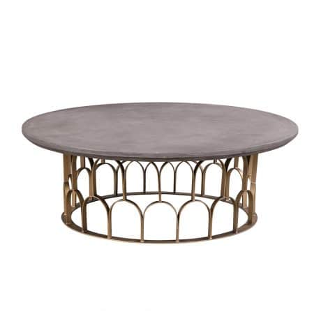 GATSBY COFFEE TABLE 115CM, CONCRETE TOP-0