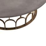 GATSBY COFFEE TABLE 115CM, CONCRETE TOP-4637