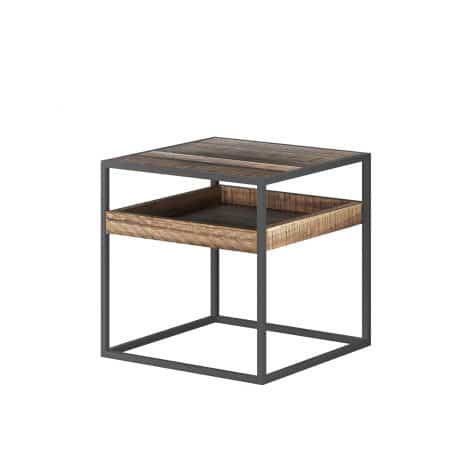 BÀN ĐÈN MAGIC 45CM, MẶT GỖ-6741
