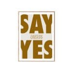 TRANH CHỮ - "SAY YES"-0