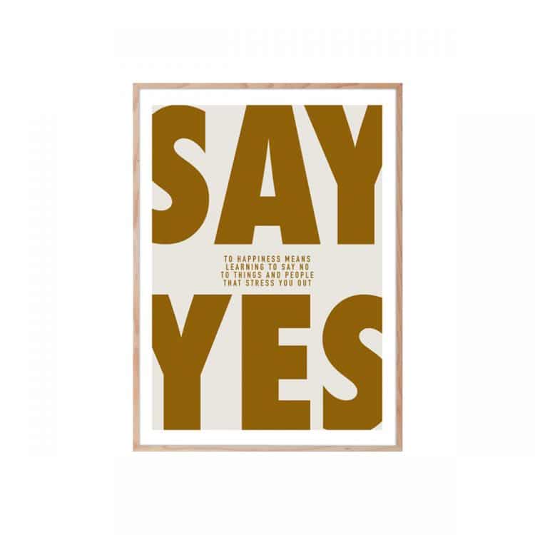 TRANH CHỮ - "SAY YES"-0