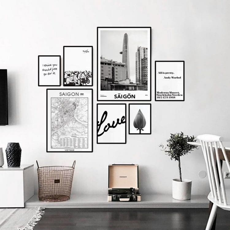 B&W BITEXCO TOWER PICTURE 50CM-5610