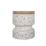 GHẾ ĐÔN COLE 40CM, BÊ TÔNG TERRAZZO-6310